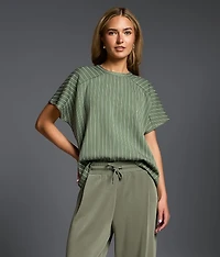 Striped Crew Neck Top