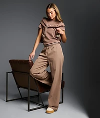 Contrast Trim Pullover