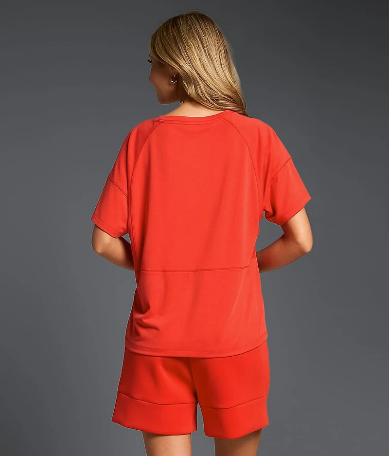 Tonal Stitched T-Shirt