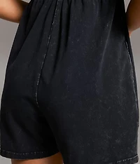 Washed Knit Romper