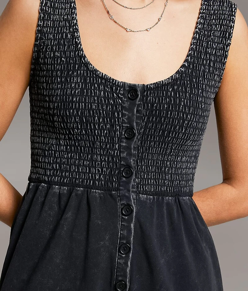Washed Knit Romper