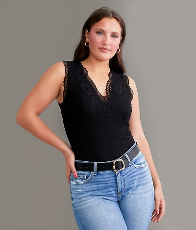 BKEssentials Lace Tank Top