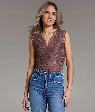 BKEssentials Lace Tank Top