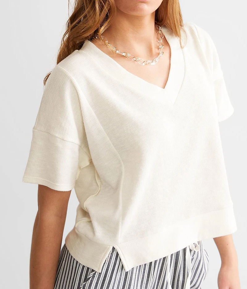 Ribbed Knit Top