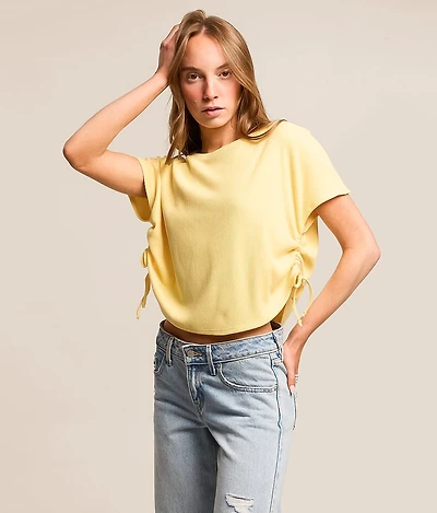 Cinch Tie Cropped Top