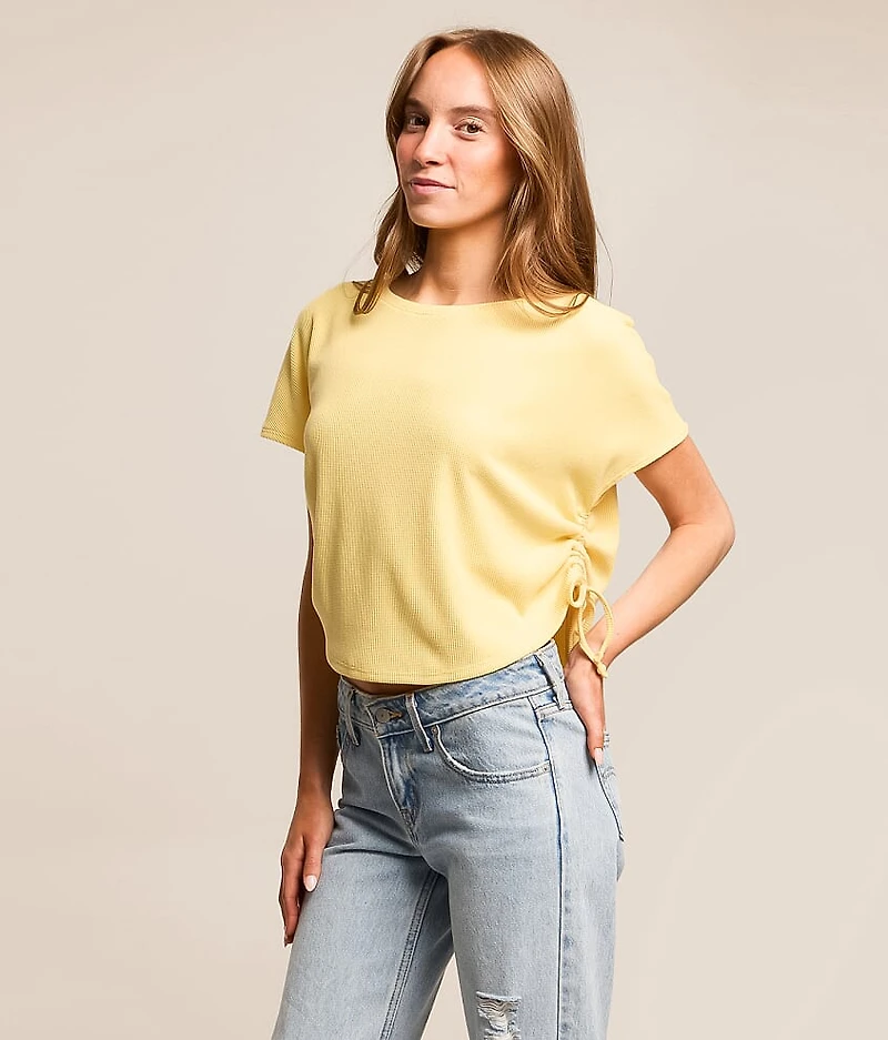 Cinch Tie Cropped Top