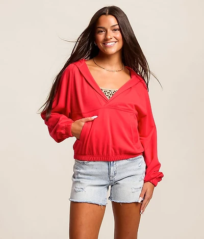 V-Neck Hoodie