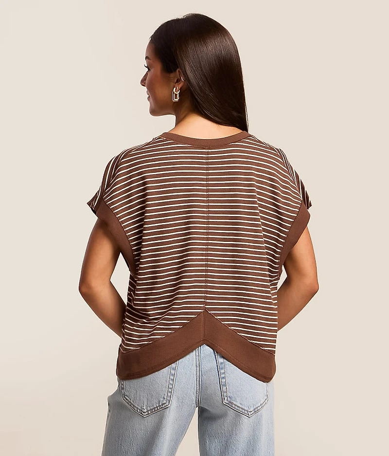Striped Dolman Top