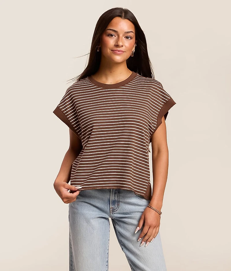 Striped Dolman Top