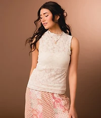 Mock Neck Tank Top
