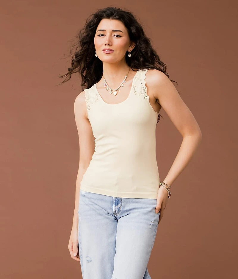 Laser Cut Two Way Tank Top