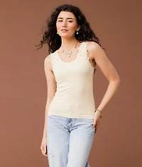 Laser Cut Two Way Tank Top