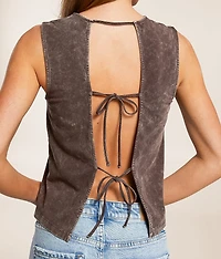 Back Tie Tank Top