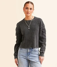 Waffle Knit Top