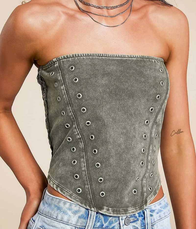 Washed Tube Top