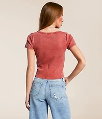 Washed Asymmetrical Top