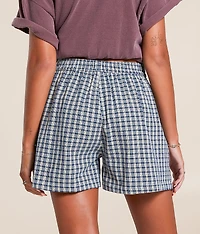 Blue Plaid Boxer Short