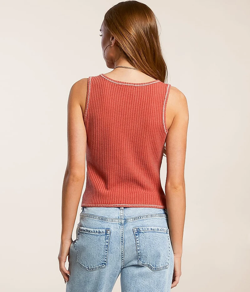 Waffle Knit Tank Top