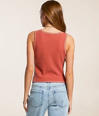 Waffle Knit Tank Top