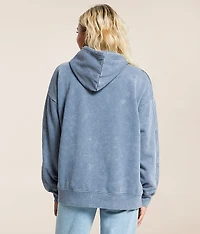 Washed Knit Hooded Sweatshirt