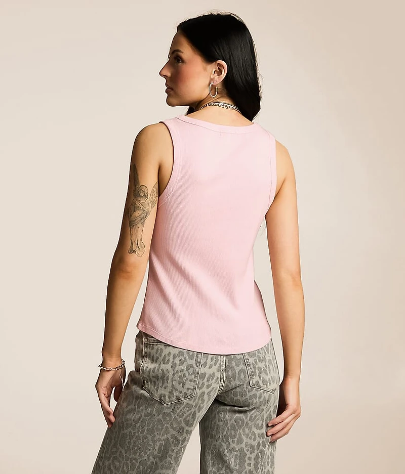 Lace-Up Tank Top