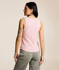 Lace-Up Tank Top