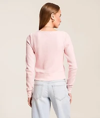 Waffle Knit Cardigan