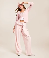Waffle Knit Cardigan