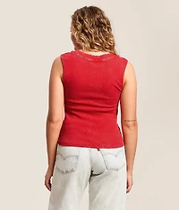 Washed Two Way Tank Top