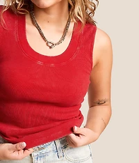 Washed Two Way Tank Top