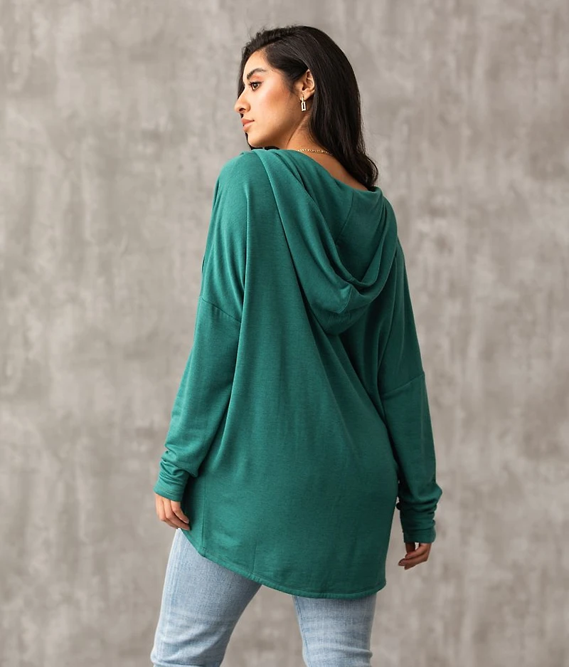 Tulip Hem Hoodie