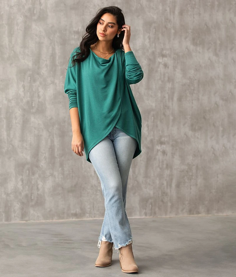 Tulip Hem Hoodie