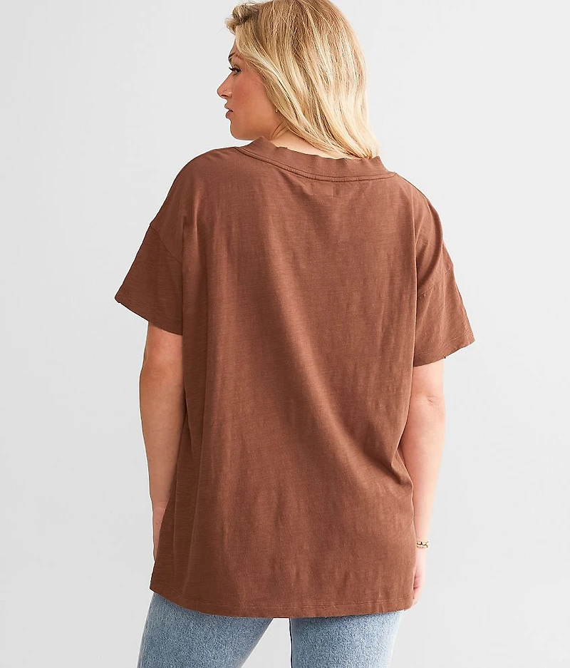 Slub Knit T-Shirt