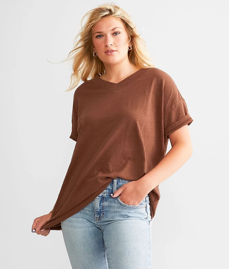 Slub Knit T-Shirt