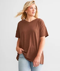 Slub Knit T-Shirt