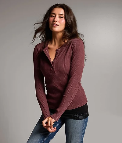 Washed Henley