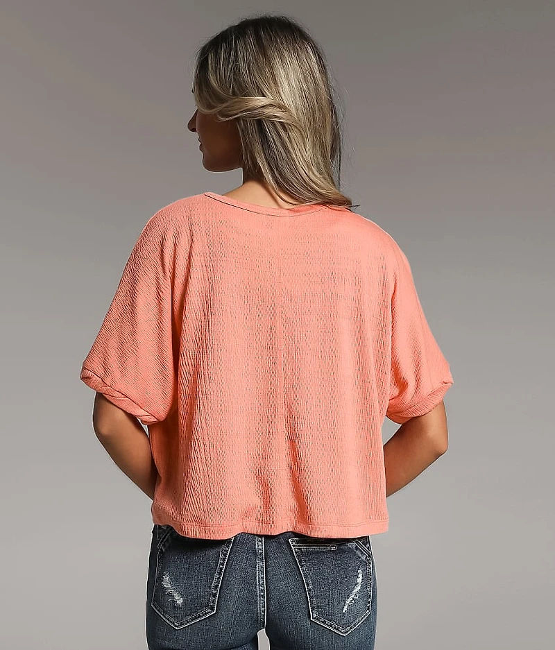 Textured Knit Top