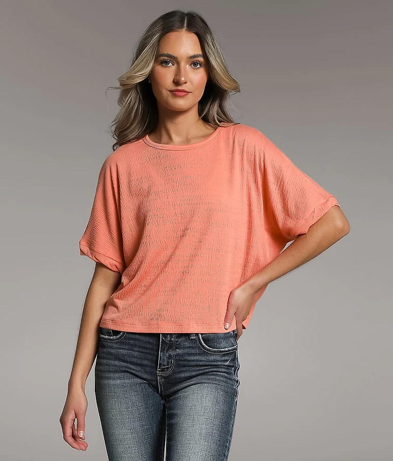 Textured Knit Top