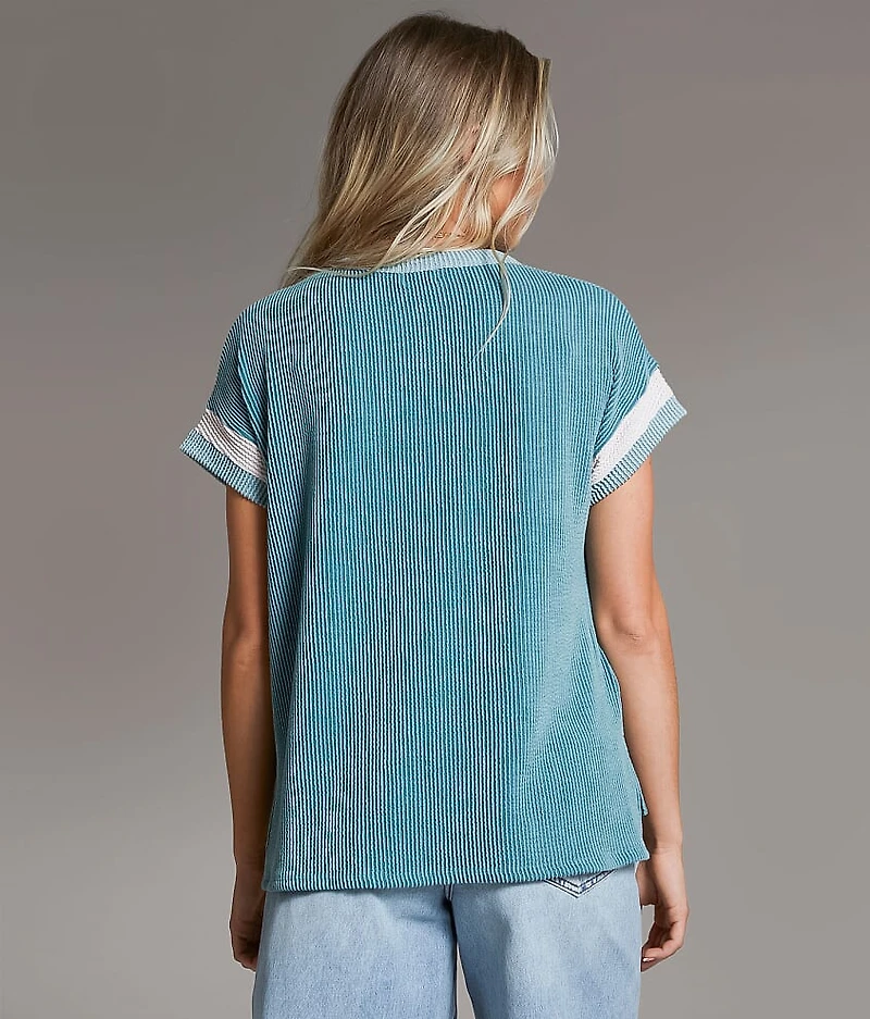 Textured Knit Top