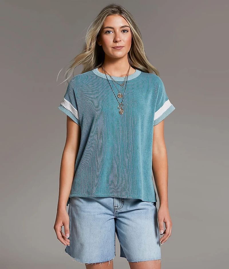 Textured Knit Top