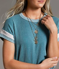 Textured Knit Top