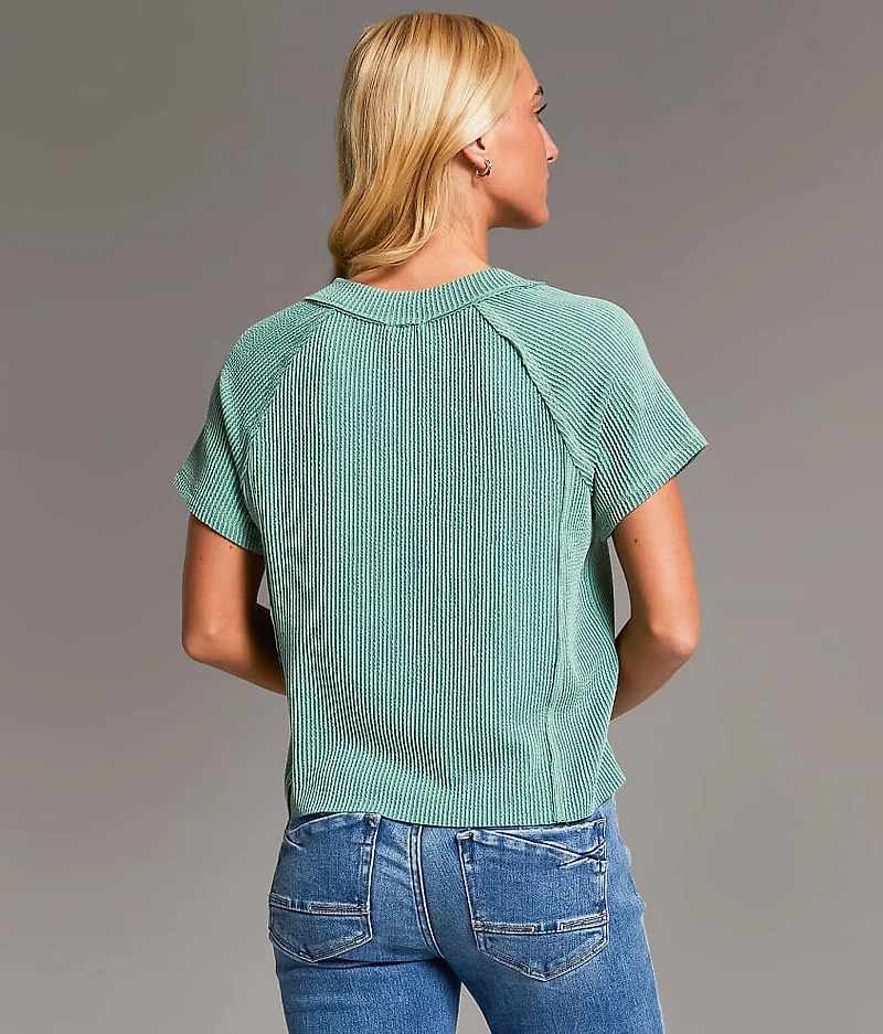 Ribbed Knit Top