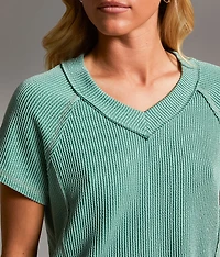 Ribbed Knit Top