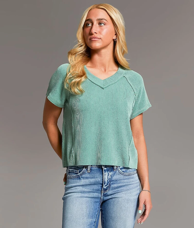 Ribbed Knit Top