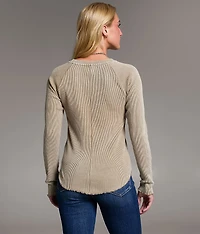 Waffle Knit Top