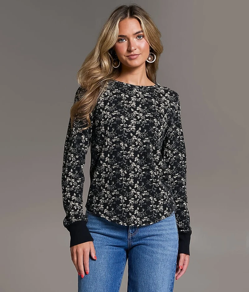Floral Thermal Top