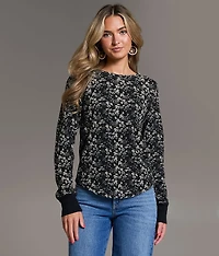 Floral Thermal Top