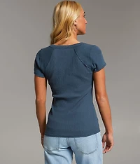 Ribbed Henley