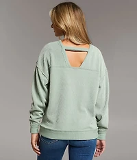 Reversible Ribbed Knit Top