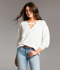 Brushed Wide Rib Top